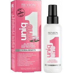 Suihkehiusnaamio Revlon Uniq One All In One Lotus Flower Hair Treatment 150ml hinta ja tiedot | Naamiot, öljyt ja seerumit | hobbyhall.fi