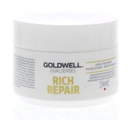 Korjaava naamio Goldwell DualSenses Rich Repair Hair Mask 200ml hinta ja tiedot | Naamiot, öljyt ja seerumit | hobbyhall.fi