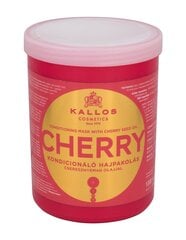 Kosteuttava hiusnaamio Kallos Cherry 1000 ml hinta ja tiedot | Naamiot, öljyt ja seerumit | hobbyhall.fi