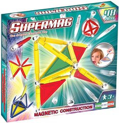 Magneettinen rakennussetti Supermag Primary, 0151, 48 osaa hinta ja tiedot | Supermag Lapset | hobbyhall.fi