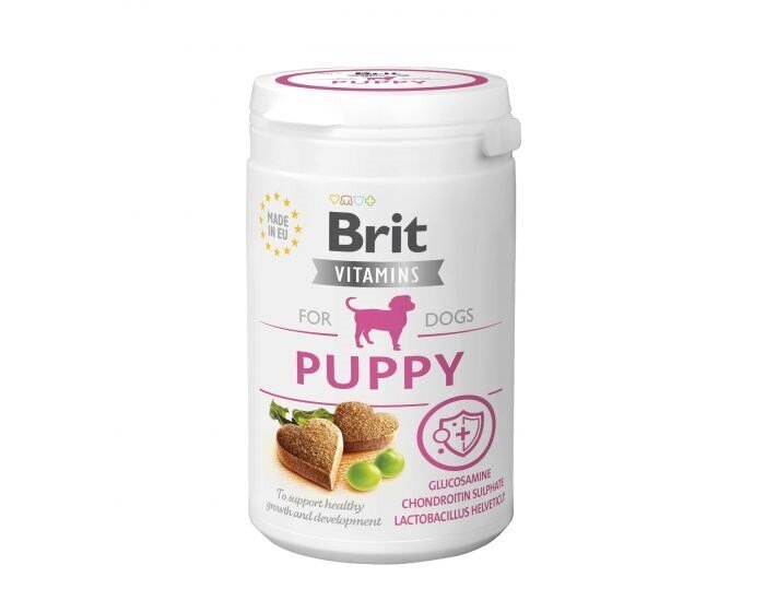 Brit vitamiinilisät pienille pennuille Vitamins Puppy, 150 g hinta ja tiedot | Koiran terveys ja hyvinvointi | hobbyhall.fi