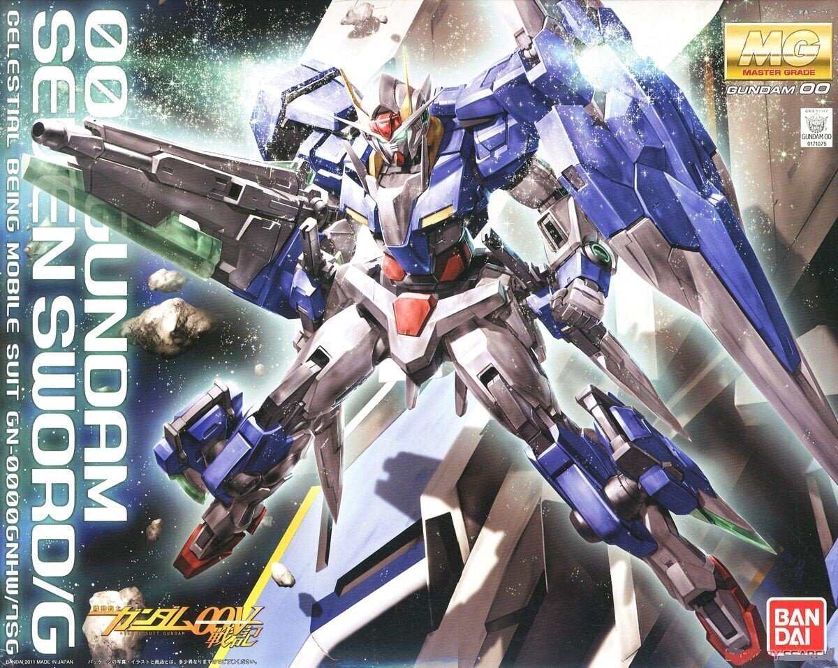 Bandai - MG 00 Gundam Seven Sword/G, 1/100, 63083 hinta ja tiedot | LEGOT ja rakennuslelut | hobbyhall.fi