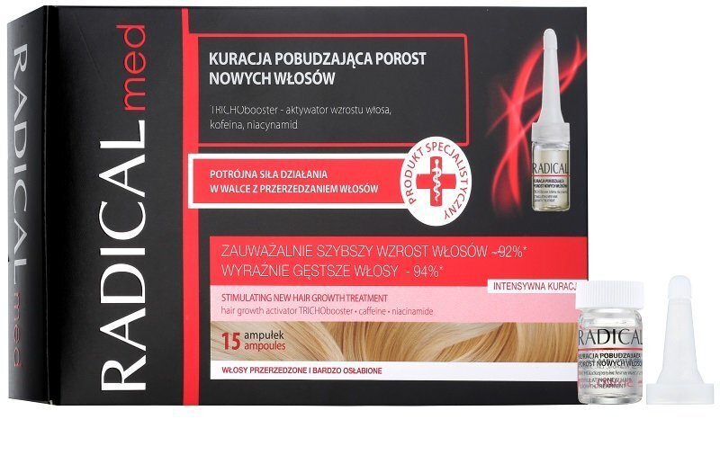 Farmona Radical Med -ampullit hiuksille 15 x 5 ml hinta ja tiedot | Naamiot, öljyt ja seerumit | hobbyhall.fi