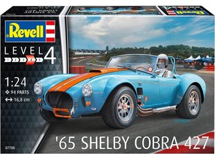 Revell - ’65 Shelby Cobra 427, 1/24, 07708 hinta ja tiedot | LEGOT ja rakennuslelut | hobbyhall.fi