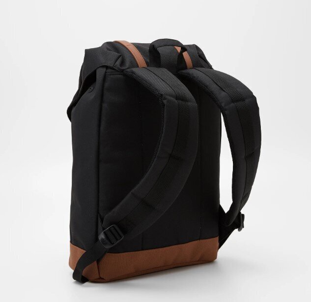 Reppu Herschel Retreat Black/Saddle 10066-02462-OS hinta ja tiedot | Urheilukassit ja reput | hobbyhall.fi