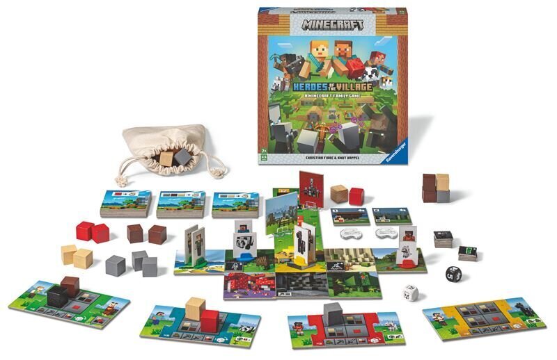 Lautapeli Ravensburger Minecraft Heroes Save The Village, FIN, SE hinta ja tiedot | Lautapelit ja älypelit | hobbyhall.fi