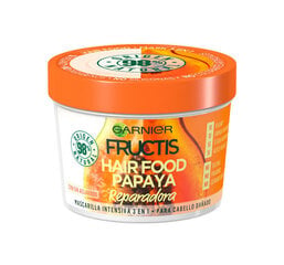 Hiusnaamio Garnier Fructis Hair Food Papaya 3-in-1, 390 ml  hinta ja tiedot | Naamiot, öljyt ja seerumit | hobbyhall.fi