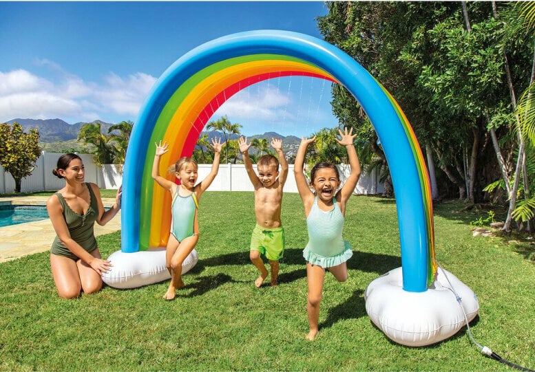 Intex Water Sprinkler and Sprayer Toy Intex Rainbow 300 x 109 x 180 cm PVC hinta ja tiedot | Puhallettavat vesilelut ja uima-asusteet | hobbyhall.fi