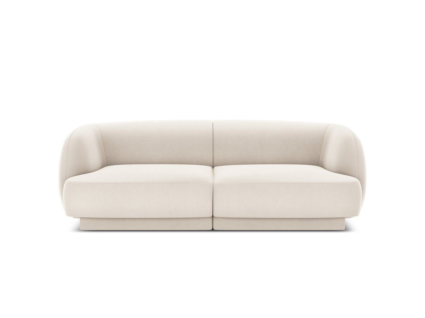 Sohva Micadoni Home Miley 184x85x74 cm, beige hinta ja tiedot | Sohvat ja vuodesohvat | hobbyhall.fi