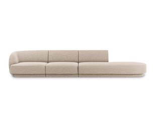 Sohva Micadoni Home Miley oikea, 302x85x74 cm, beige hinta ja tiedot | Sohvat ja vuodesohvat | hobbyhall.fi