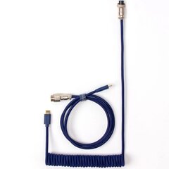 Keychron Coiled Type-C Cable, Blue hinta ja tiedot | Näppäimistöt | hobbyhall.fi