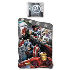 Avengers Action - vuodevaatteet 140x200cm hinta ja tiedot | Vuodevaatteet lapsille | hobbyhall.fi