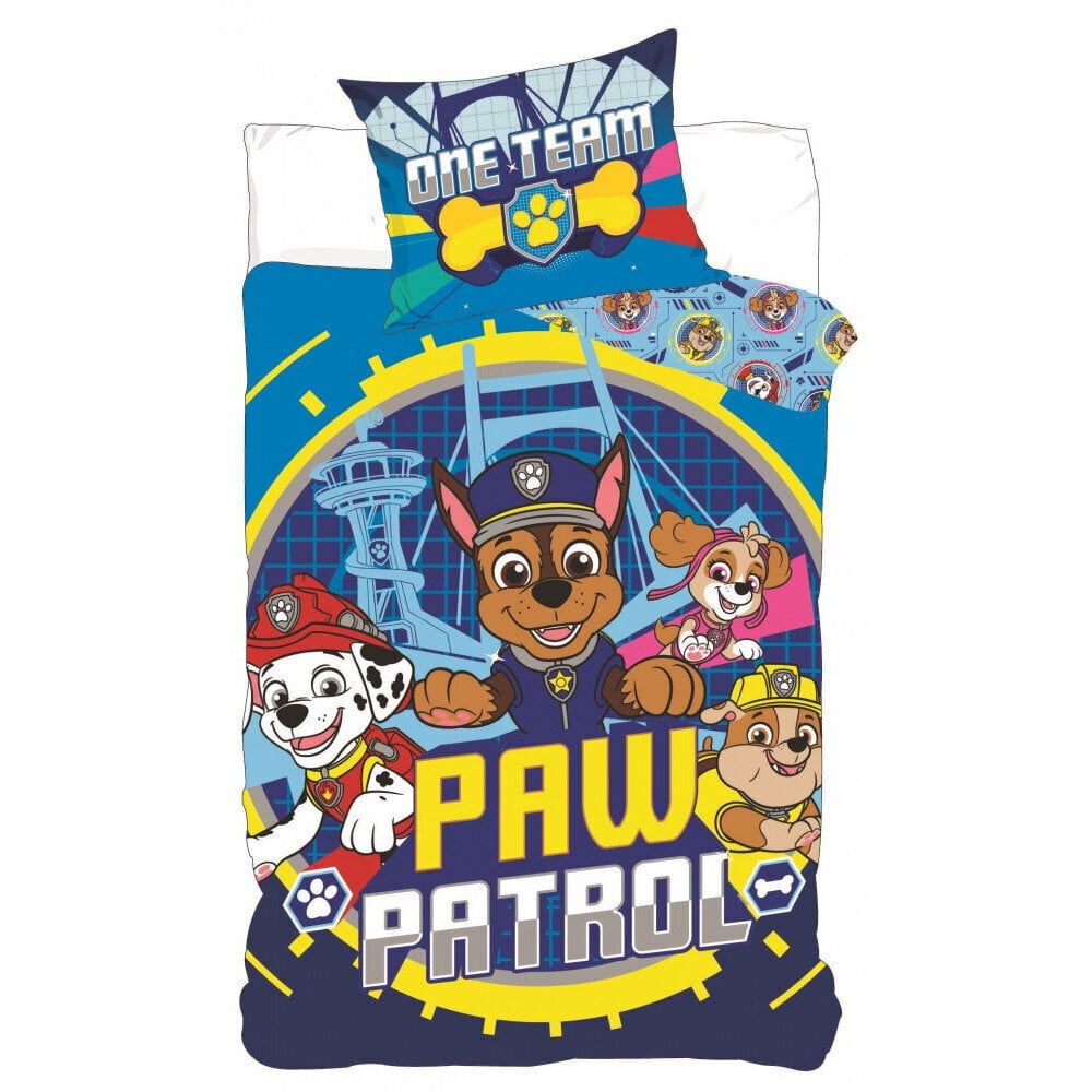 Pussilakanasetti Paw Patrol One team 100x140cm hinta ja tiedot | Vuodevaatteet lapsille | hobbyhall.fi