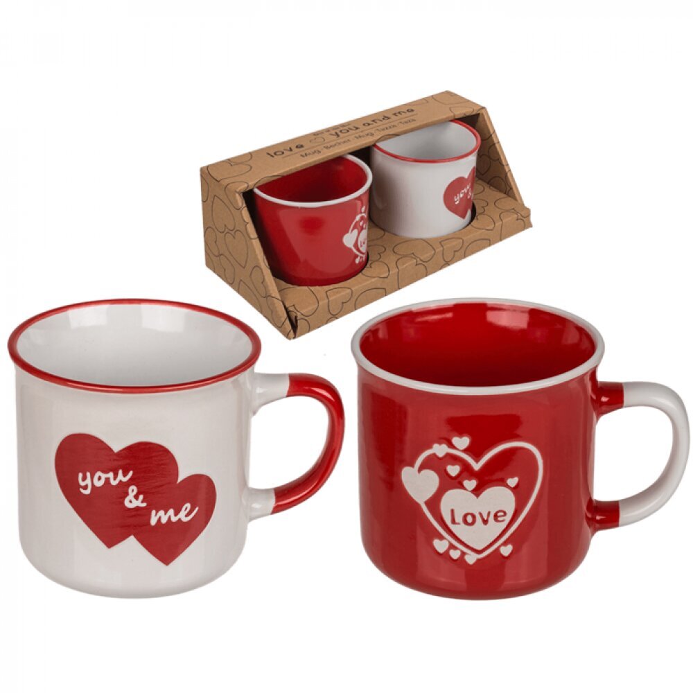 Mukit - Love ja You & Me hinta ja tiedot | Hauskat mukit | hobbyhall.fi