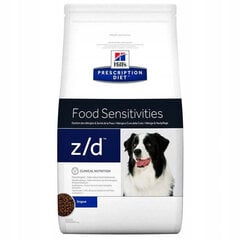 HILL'S Prescription Diet Canine z/d ruuansulatusongelmista kärsiville koirille, 10 kg hinta ja tiedot | Koiran kuivaruoka | hobbyhall.fi