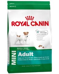 Royal Canin Mini Adult koirat pienten rotujen aikuisille koirille kanoilla, 2 kg hinta ja tiedot | Koiran kuivaruoka | hobbyhall.fi