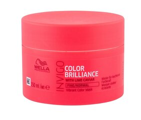 Hiusnaamio värjätyille hiuksille Wella Invigo Brilliance 150 ml hinta ja tiedot | Naamiot, öljyt ja seerumit | hobbyhall.fi