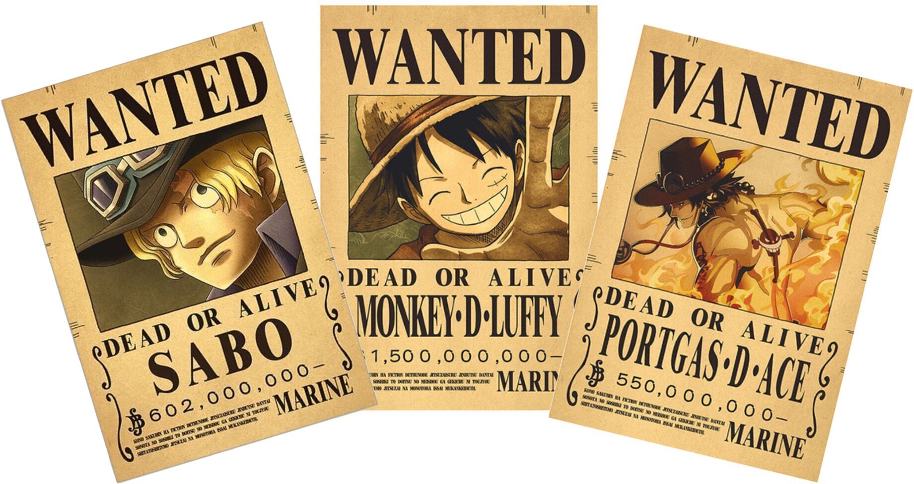 Julistesarja One Piece hinta ja tiedot | Taulut | hobbyhall.fi