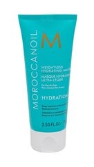 Moroccanoil Hydration Weightless hiusnaamio 75 ml hinta ja tiedot | Naamiot, öljyt ja seerumit | hobbyhall.fi