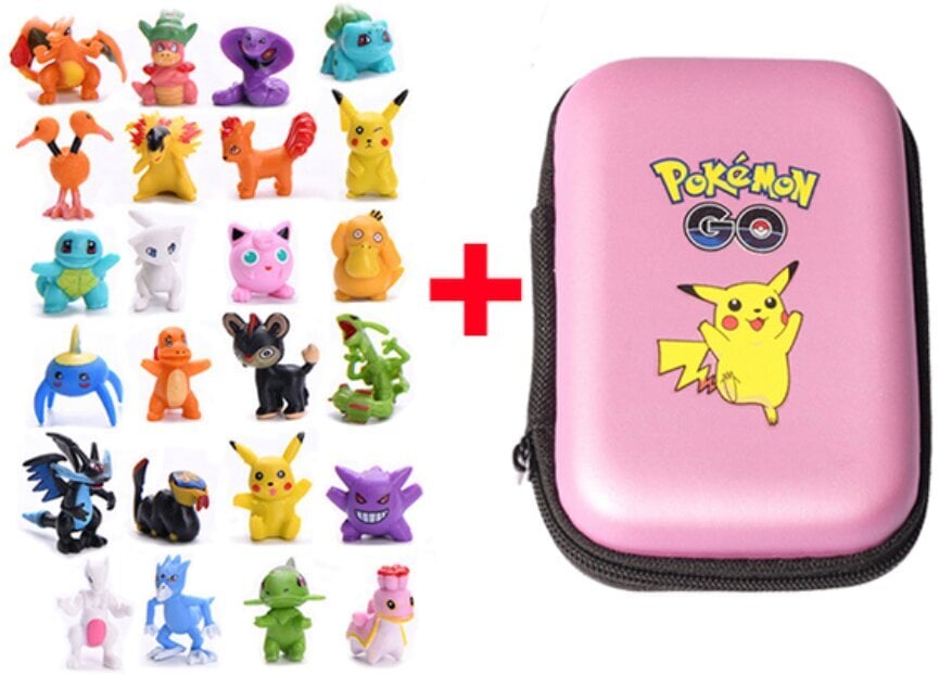 Minihahmosetti kotelolla Pokemon hinta ja tiedot | Poikien lelut | hobbyhall.fi