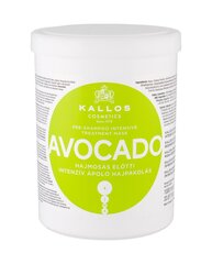 Kallos Cosmetics - Avokado : Korjaava hiusnaamio , 1000 ml. hinta ja tiedot | Naamiot, öljyt ja seerumit | hobbyhall.fi