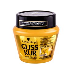 Schwarzkopf Gliss Kur Oil Nutritive hiusnaamio 300 ml hinta ja tiedot | Naamiot, öljyt ja seerumit | hobbyhall.fi