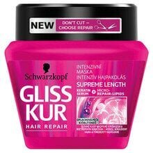 Hiusnaamio Schwarzkopf GLISS KUR Supreme Length 300 ml hinta ja tiedot | Naamiot, öljyt ja seerumit | hobbyhall.fi