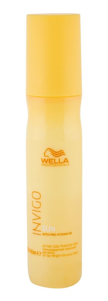 Hiuksia suojaava suihke auringolta Wella Invigo Sun UV Hair Color Protection Spray 150ml hinta ja tiedot | Naamiot, öljyt ja seerumit | hobbyhall.fi