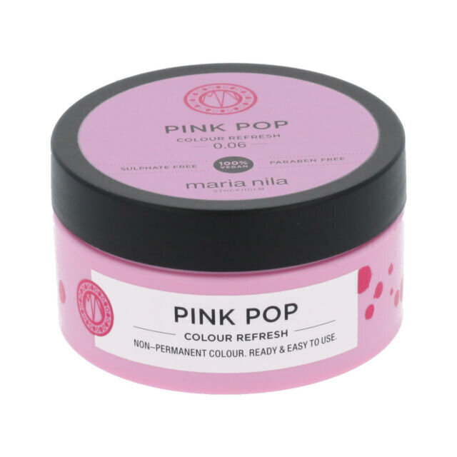 Ravitseva hiusnaamio Maria Nila Color Refresh Pink, 100 ml. hinta ja tiedot | Naamiot, öljyt ja seerumit | hobbyhall.fi