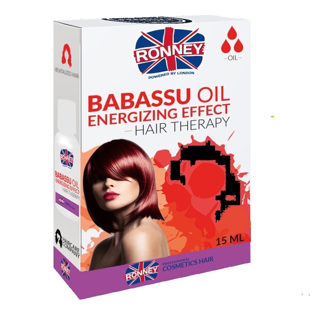 Ronney Hair Therapy Babassu-öljy hiuksille 15 ml hinta ja tiedot | Naamiot, öljyt ja seerumit | hobbyhall.fi