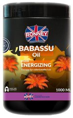 Elvyttävä hiusnaamio Ronney Babassu Oil Professional 1000 ml hinta ja tiedot | Hiusnaamiot, öljyt ja seerumit | hobbyhall.fi