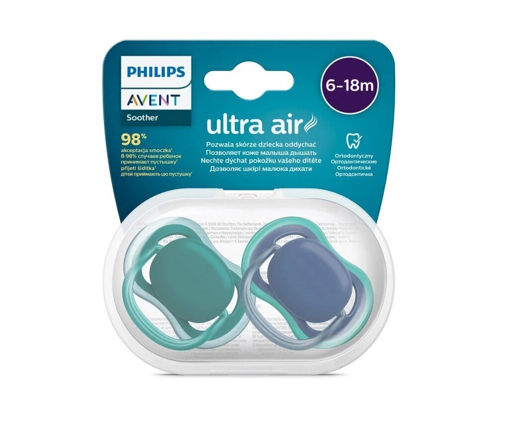 Tutti Philips Avent Ultra Air, 6-18kk, 2 kpl hinta ja tiedot | Tutit | hobbyhall.fi