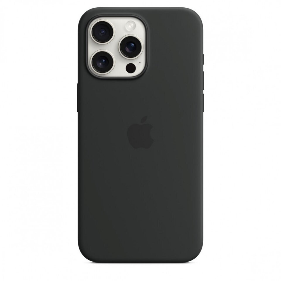 Apple Silicone Case MagSafe MT1M3ZM/A Black hinta ja tiedot | Puhelimen kuoret ja kotelot | hobbyhall.fi