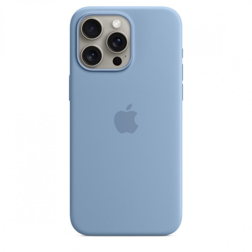 Apple Silicone Case MagSafe MT1Y3ZM/A Winter Blue hinta ja tiedot | Puhelimen kuoret ja kotelot | hobbyhall.fi
