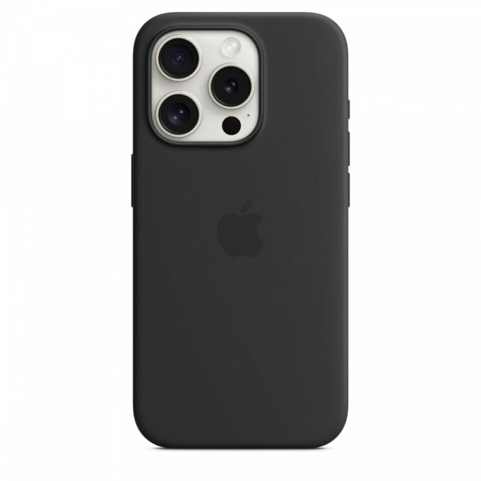 Apple Silicone Case MagSafe MT1A3ZM/A Black hinta ja tiedot | Puhelimen kuoret ja kotelot | hobbyhall.fi