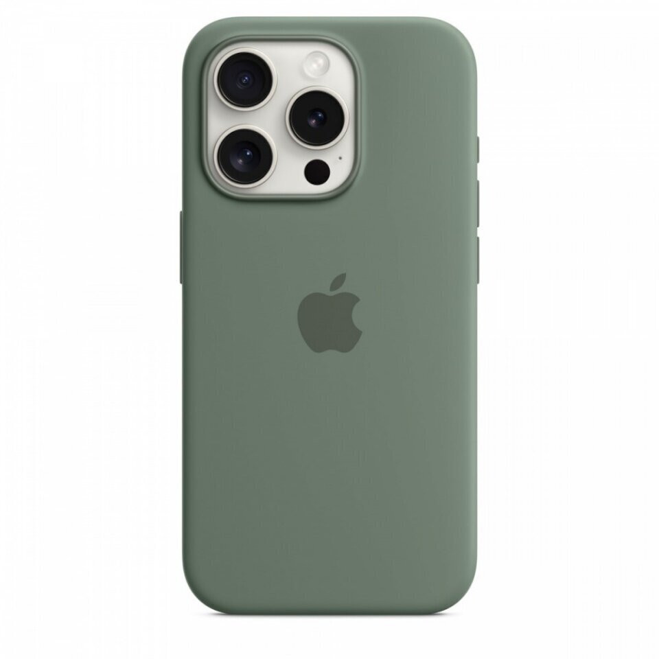 Apple Silicone Case MagSafe MT1J3ZM/A Cypress hinta ja tiedot | Puhelimen kuoret ja kotelot | hobbyhall.fi