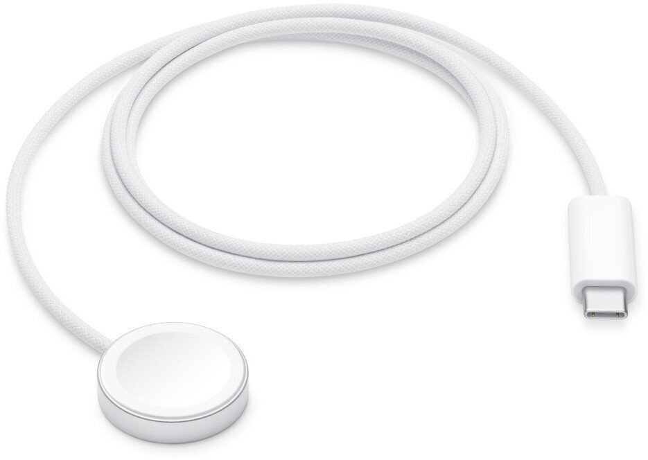 Apple Watch Magnetic Fast Charger to USB-C Cable (1 m) - MT0H3ZM/A hinta ja tiedot | Älykellojen ja aktiivisuusrannekkeiden lisätarvikkeet | hobbyhall.fi