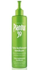 Plantur 39 Phyto-Coffein Tonic hoito hiustenlähtöön 200 ml hinta ja tiedot | Naamiot, öljyt ja seerumit | hobbyhall.fi