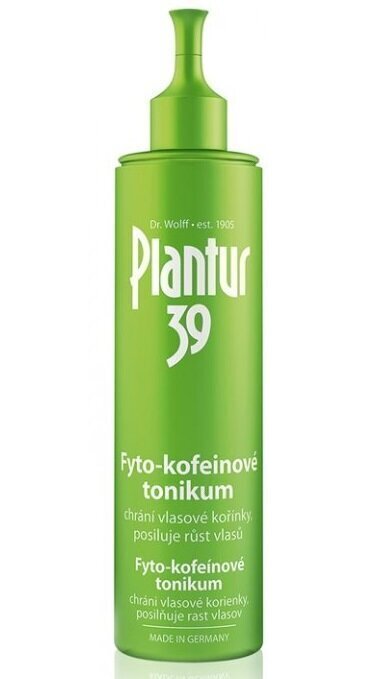 Plantur 39 Phyto-Coffein Tonic hoito hiustenlähtöön 200 ml hinta ja tiedot | Naamiot, öljyt ja seerumit | hobbyhall.fi