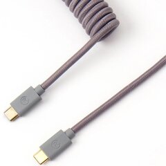 Keychron Coiled Type-C Cable, Grey hinta ja tiedot | Näppäimistöt | hobbyhall.fi