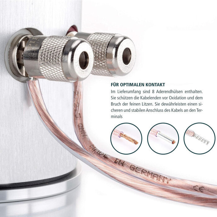 Kaapeli INAKUSTIK Speaker Cable Reels, 2 x 0.75 mm², 6.0 m hinta ja tiedot | Kaapelit ja adapterit | hobbyhall.fi