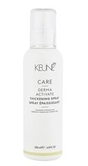 Hiusspray heikoille hiuksille Keune Care Derma Activate Thickening Spray, 200 ml hinta ja tiedot | Naamiot, öljyt ja seerumit | hobbyhall.fi