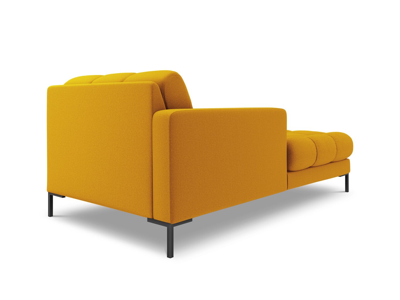 Pehmeä kulmalepotuoli Bali, vasemmanpuoleinen, 185x102x75 cm, keltainen/musta hinta ja tiedot | Nojatuolit | hobbyhall.fi