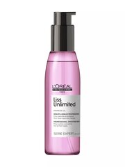 Silottava hiusöljy L'Oreal Professionnel Serie Expert Liss Unlimited, 125 ml hinta ja tiedot | Naamiot, öljyt ja seerumit | hobbyhall.fi