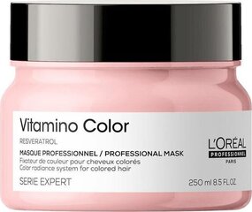 Naamio värjätyille hiuksille L'Oreal Professionnel Serie Expert Vitamino Color 250 ml hinta ja tiedot | Naamiot, öljyt ja seerumit | hobbyhall.fi