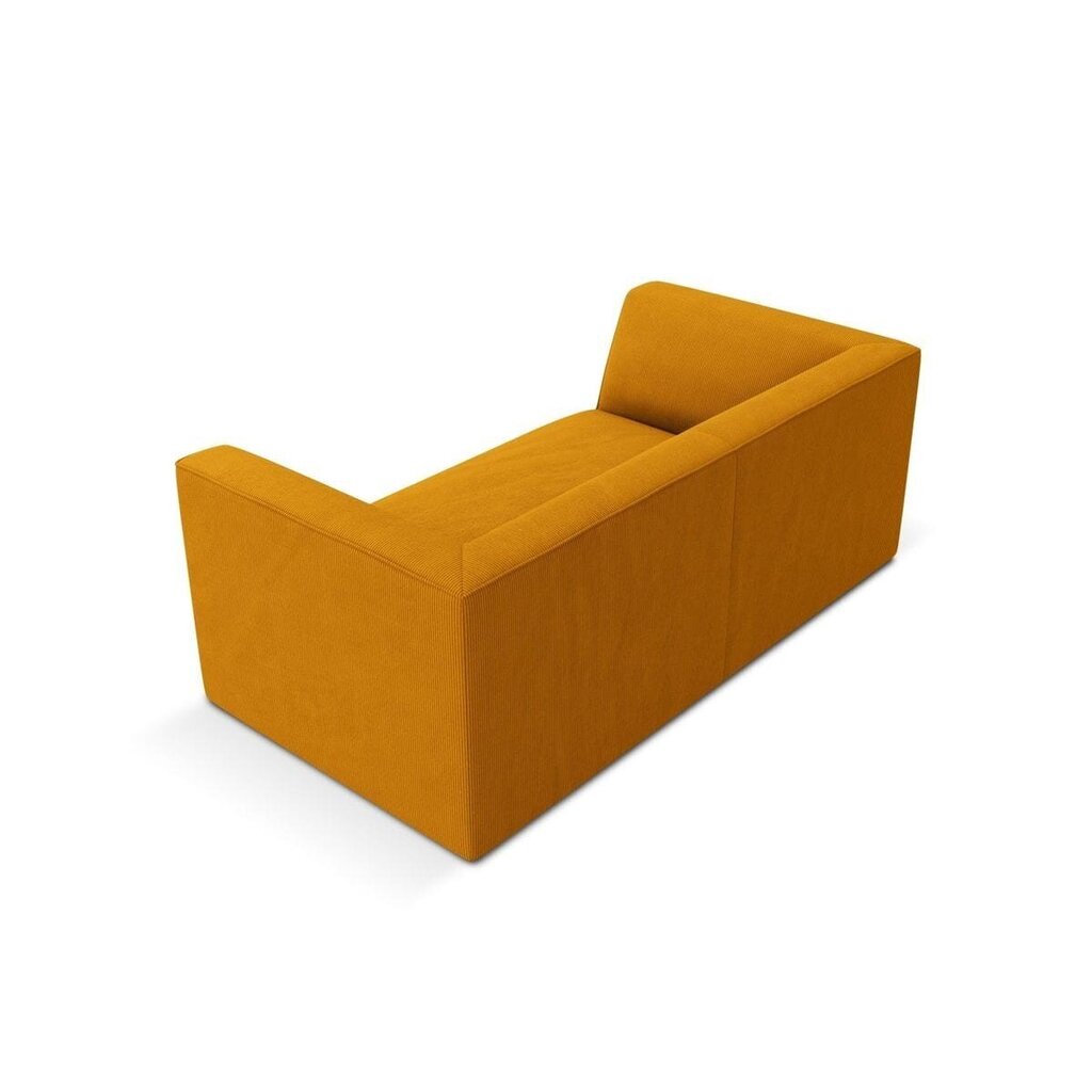 Kahden hengen sohva Ruby, 174x92x69 cm, keltainen hinta ja tiedot | Sohvat ja vuodesohvat | hobbyhall.fi
