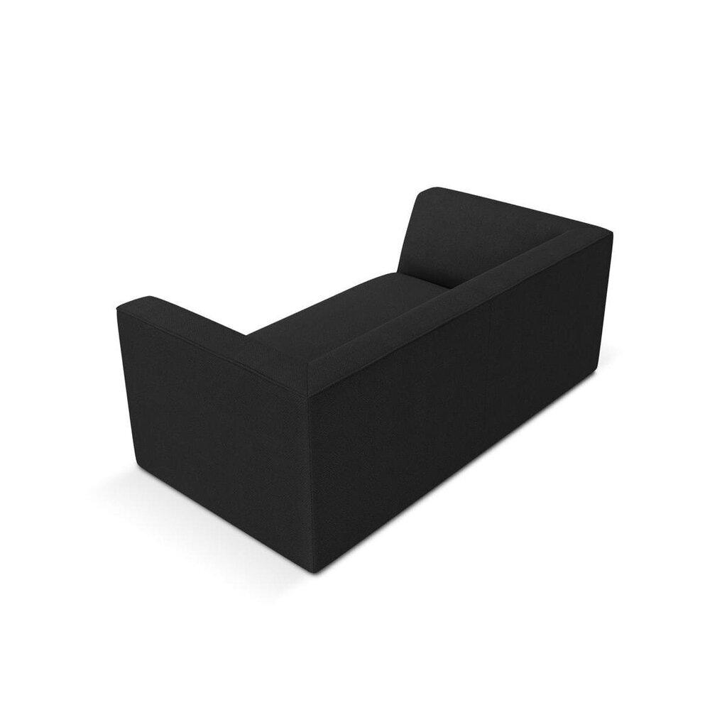 Kahden hengen sohva Ruby, 174x92x69 cm, musta hinta ja tiedot | Sohvat ja vuodesohvat | hobbyhall.fi