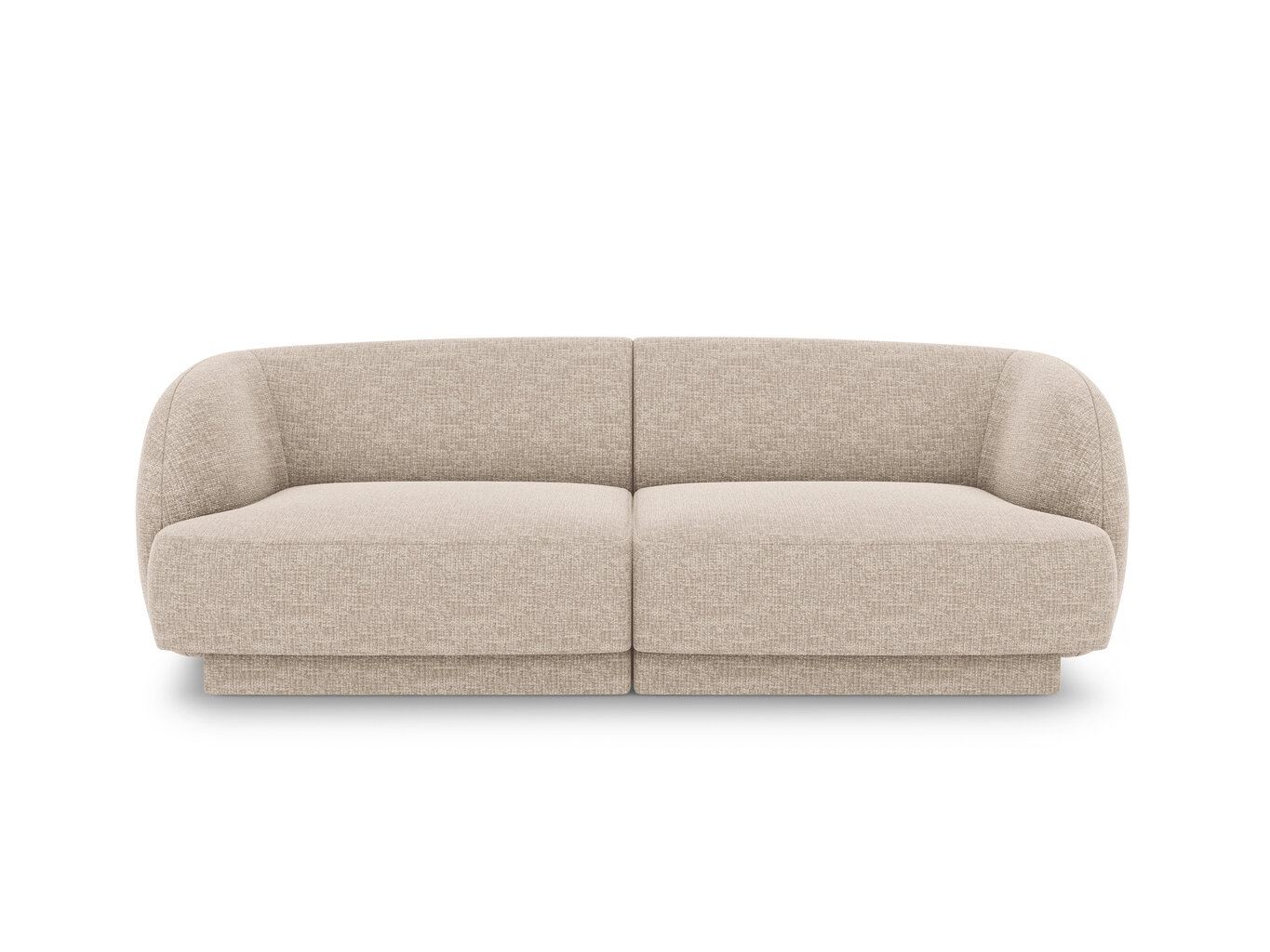 Sohva Micadoni Home Miley 184x85x74 cm, beige hinta ja tiedot | Sohvat ja vuodesohvat | hobbyhall.fi