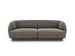 Sohva Micadoni Home Miley 184x85x74 cm, ruskea hinta ja tiedot | Sohvat ja vuodesohvat | hobbyhall.fi