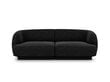 Sohva Micadoni Home Miley 184x85x74 cm, musta hinta ja tiedot | Sohvat ja vuodesohvat | hobbyhall.fi